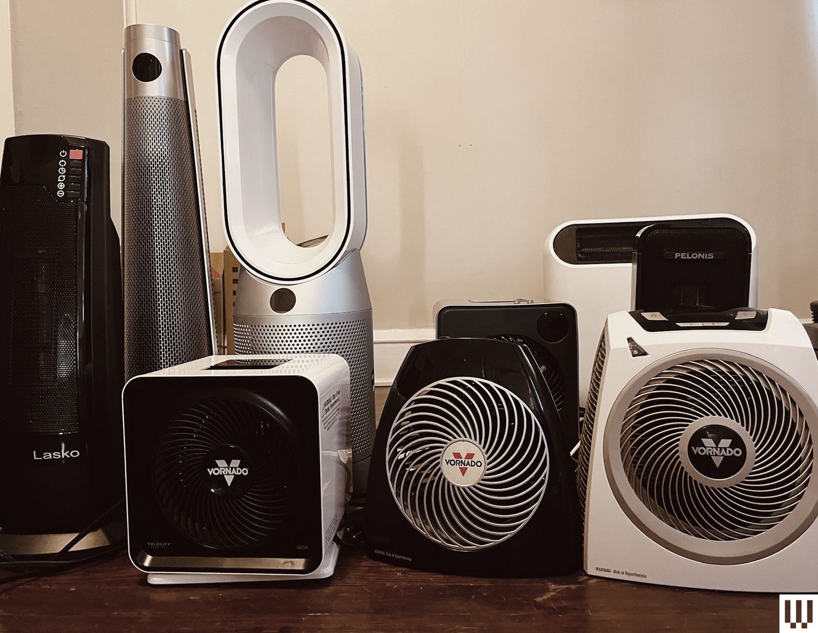 Các mẫu máy sưởi được thử nghiệm