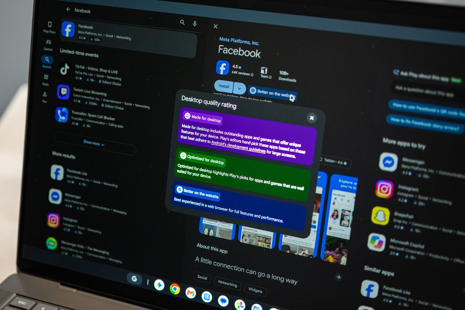 Giao diện Googlebook với các tính năng AI tích hợp