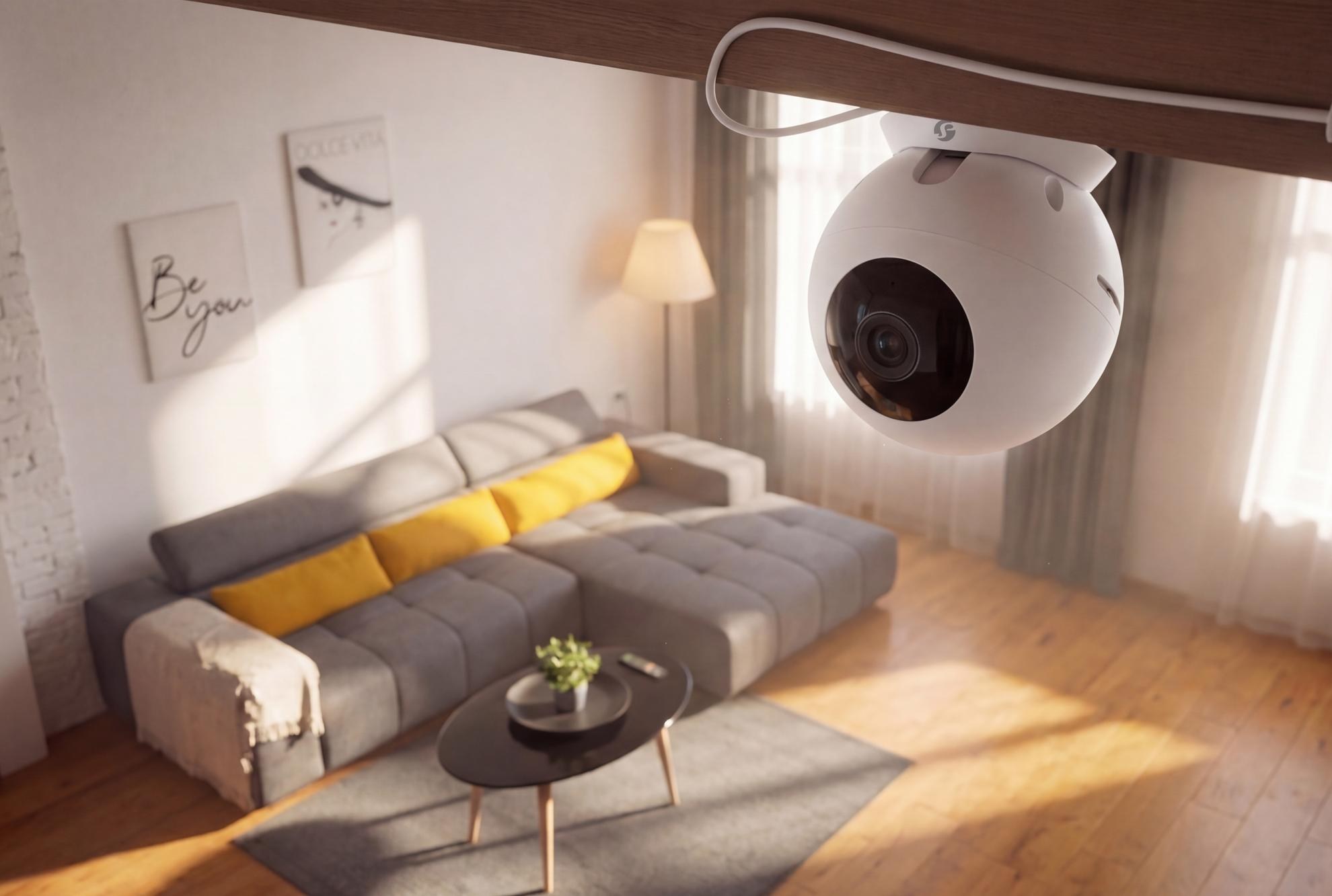 Camera an ninh Shelly với thiết kế màu đen