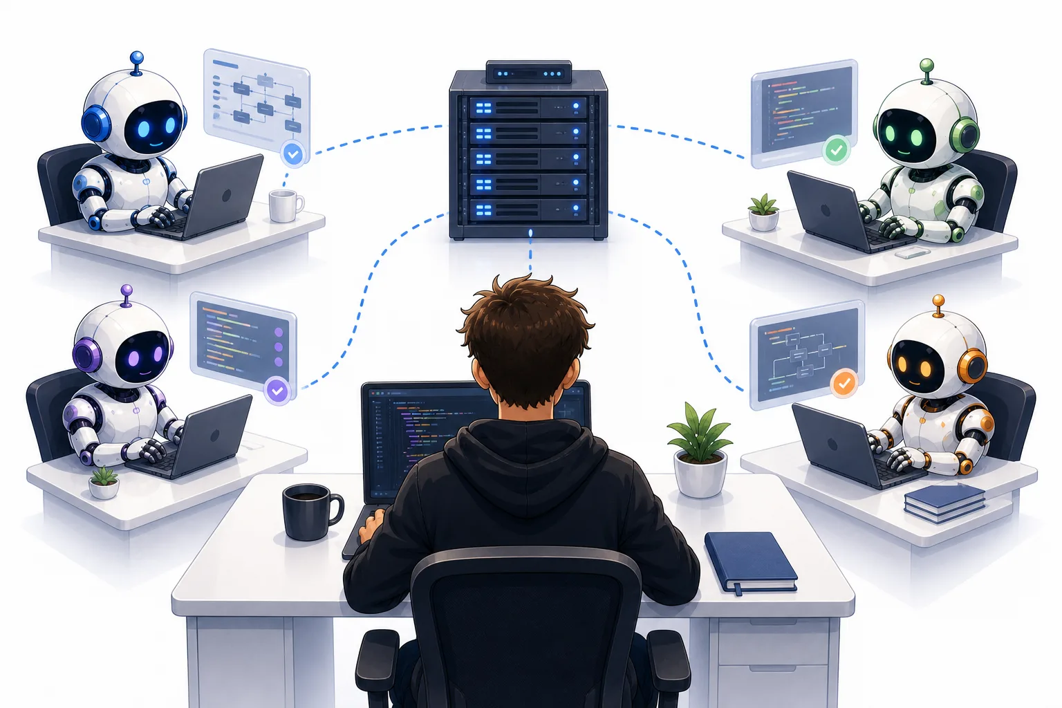 Chạy hơn 10 Phiên Claude Code Trên Máy Yếu: Mẹo Thuê Server Từ Xa
