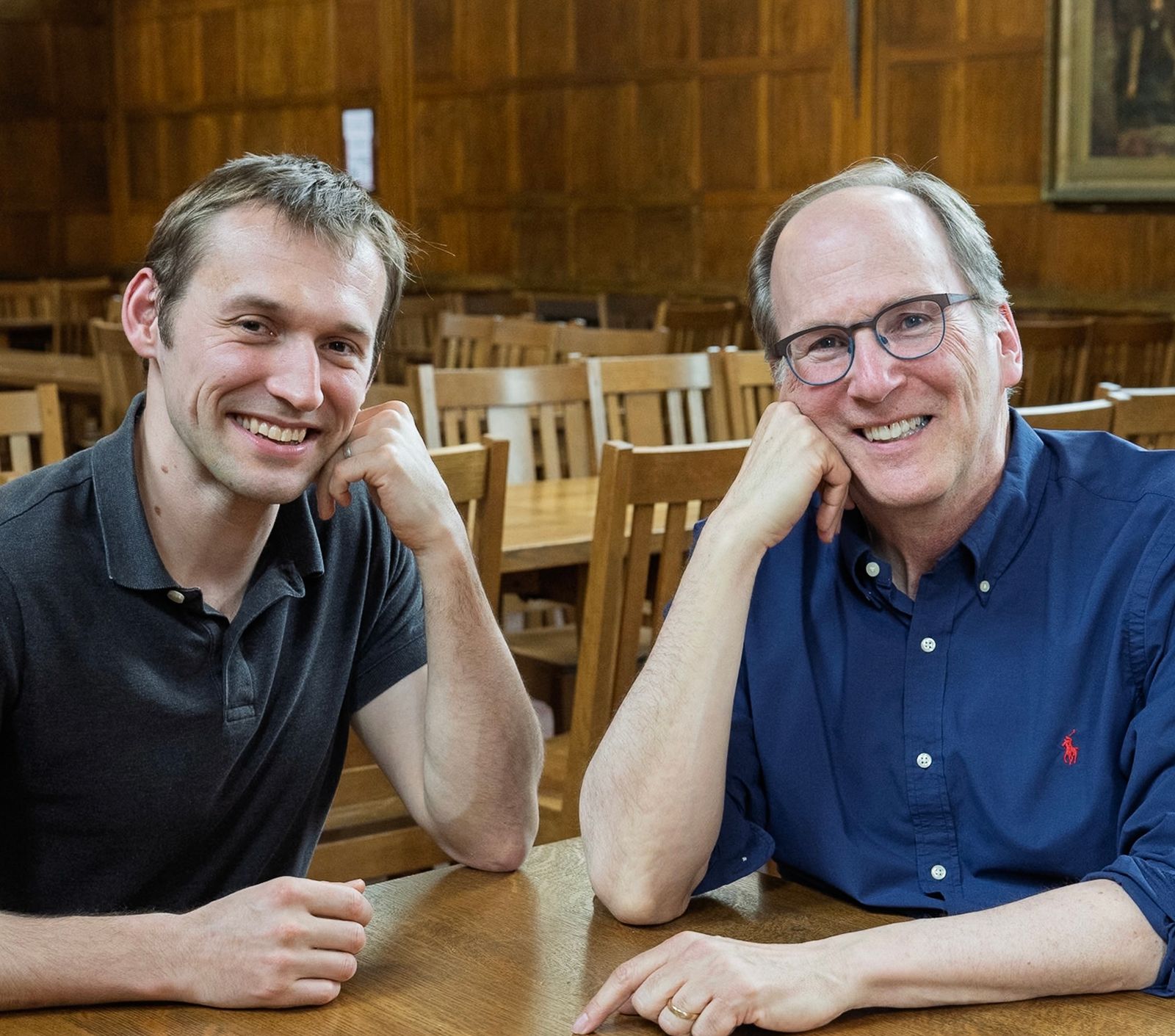 Steven Strogatz và Alex Townsend, ảnh: Sheryl Sinkow