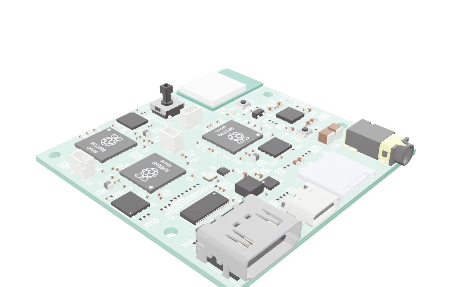 Papydeck: Ba chip RP2350B đồng bộ tạo nên máy chơi game nhỏ gọn, 3.000 pixel sprite mỗi dòng