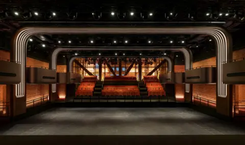 Không gian biểu diễn bên trong Apple Music Hall