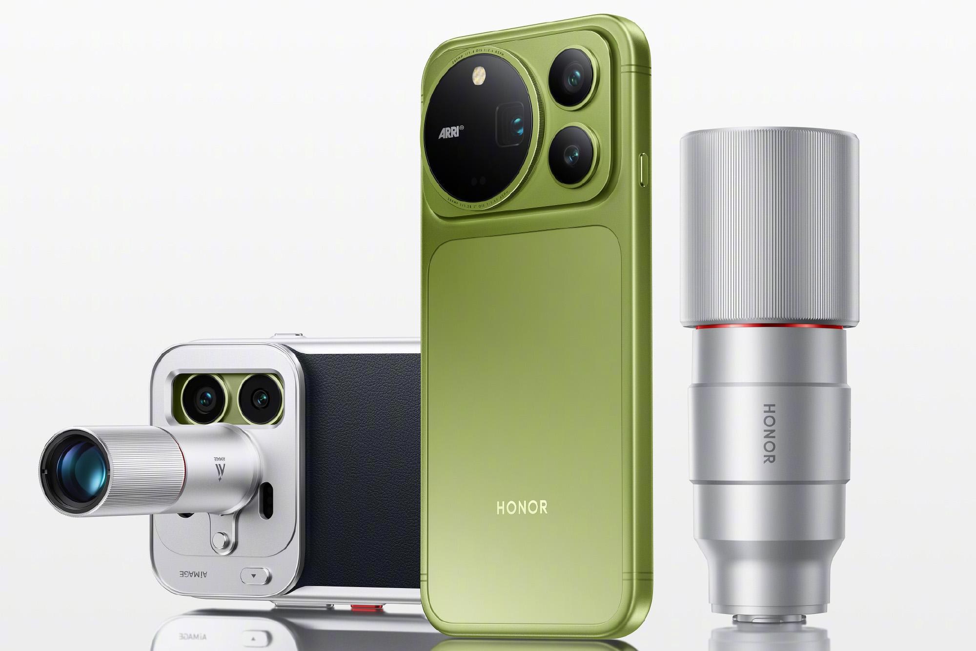 Cụm camera và phụ kiện của Honor Magic 9 Pro Max