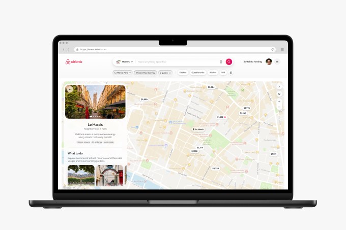 Bản đồ kết nối bạn bè và chuyến đi trên Airbnb