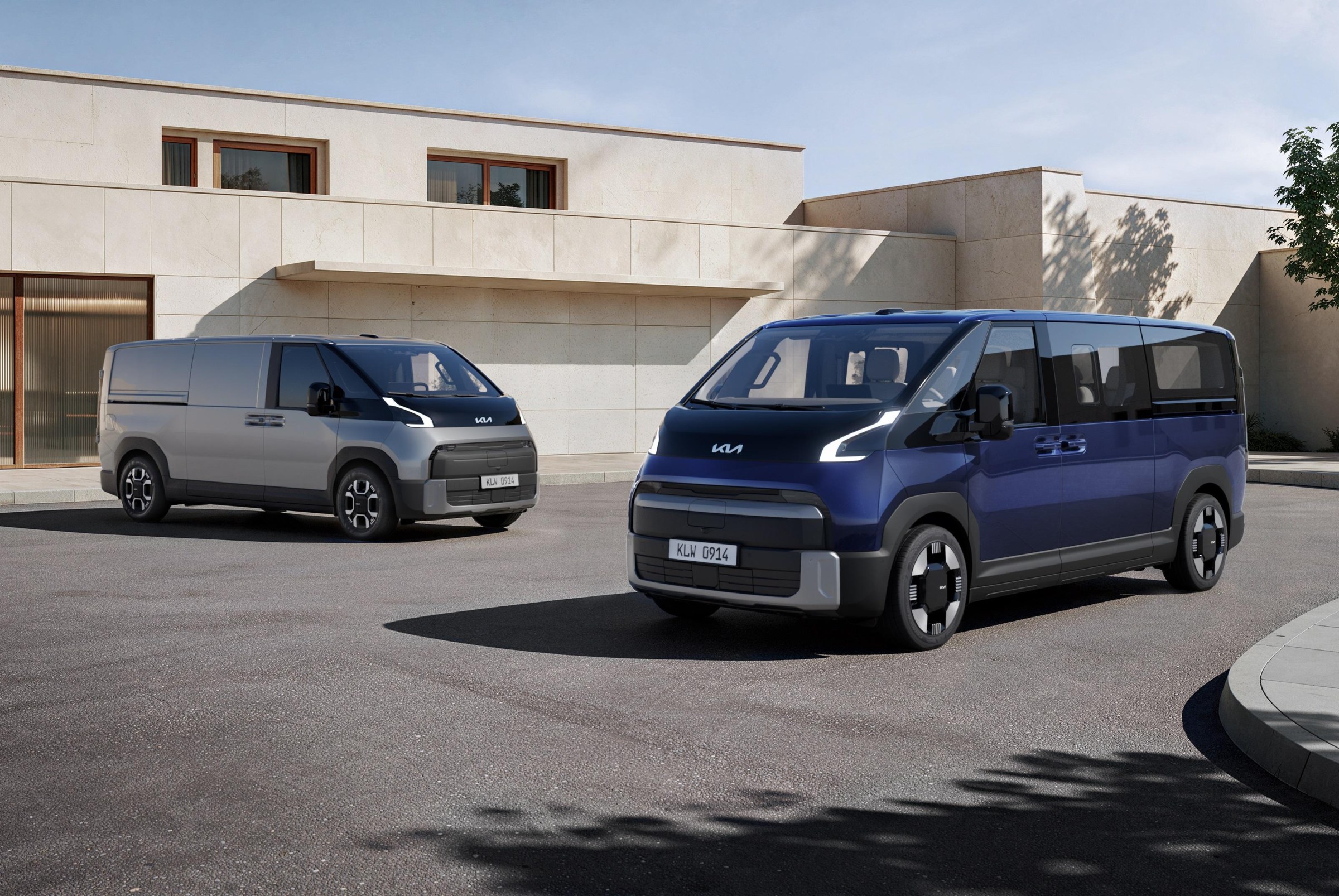 Kia PV7 phiên bản chở khách và chở hàng