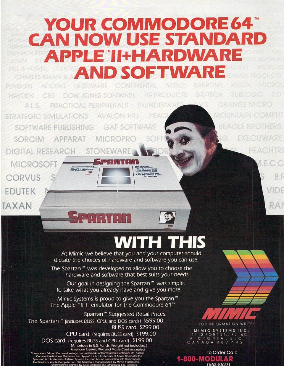 Peripheral Commodore 64 kỳ lạ, một chú hề câm và những quảng cáo 'dở tệ'