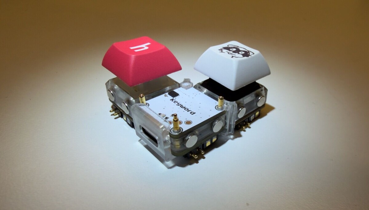 Keybytes: Bàn phím mã nguồn mở với từng phím nam châm có thể tháo lắp như Lego