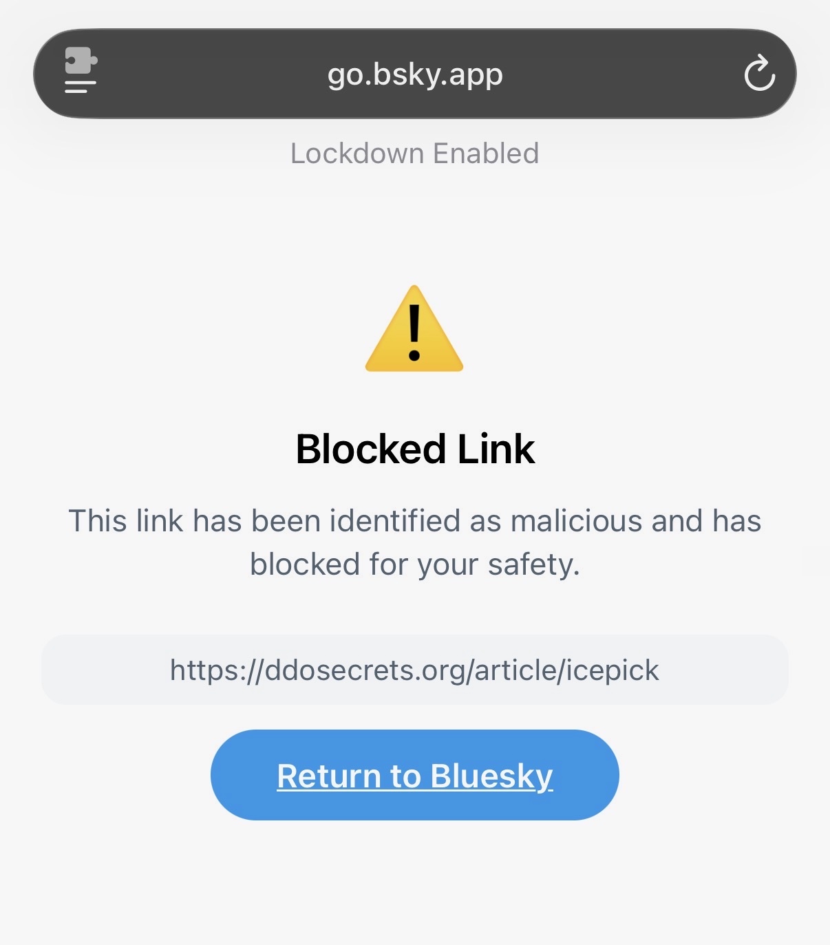 Bluesky chặn liên kết tới dữ liệu bị rò rỉ