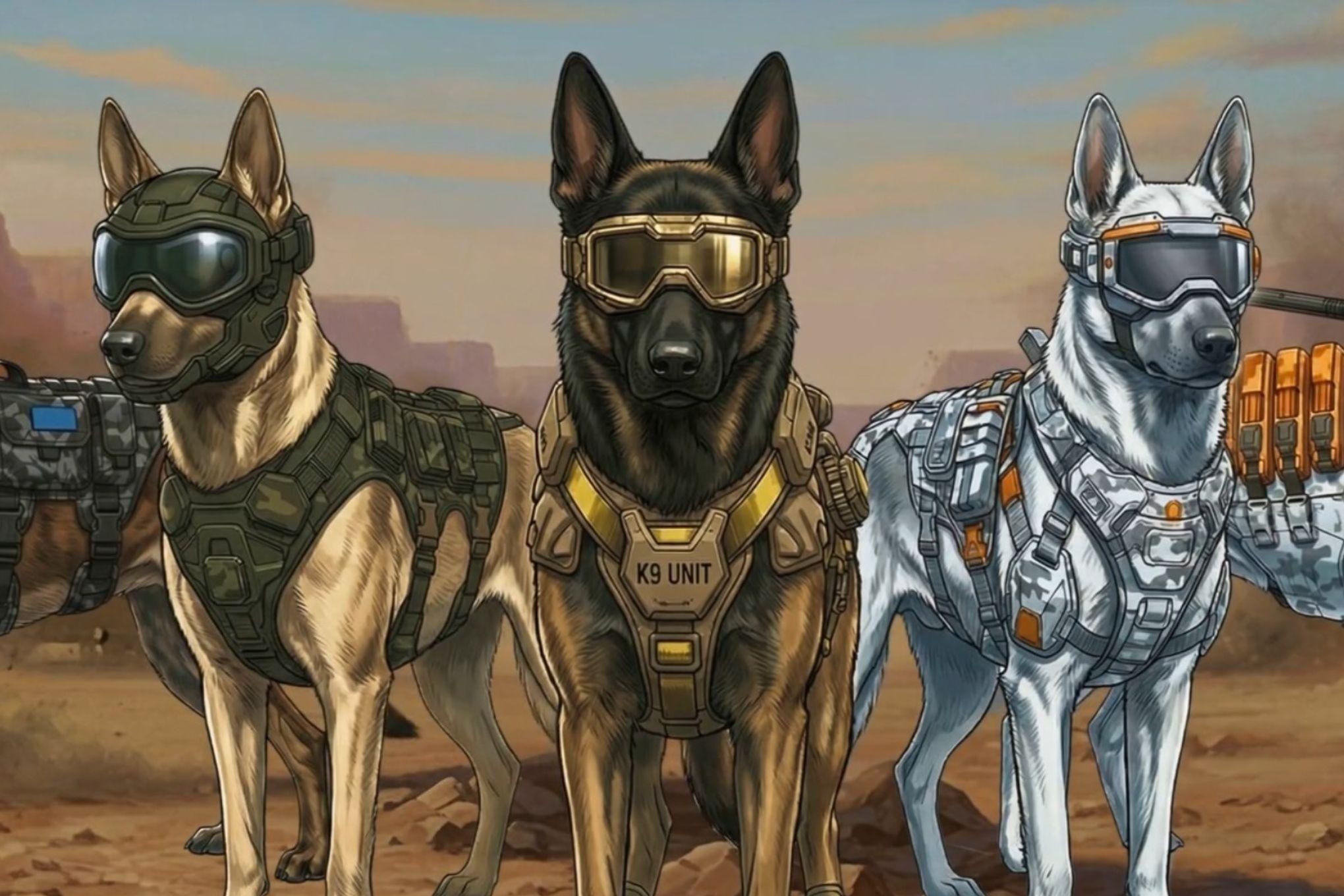 Chó nghiệp vụ được trang bị công nghệ quân sự của Warhound