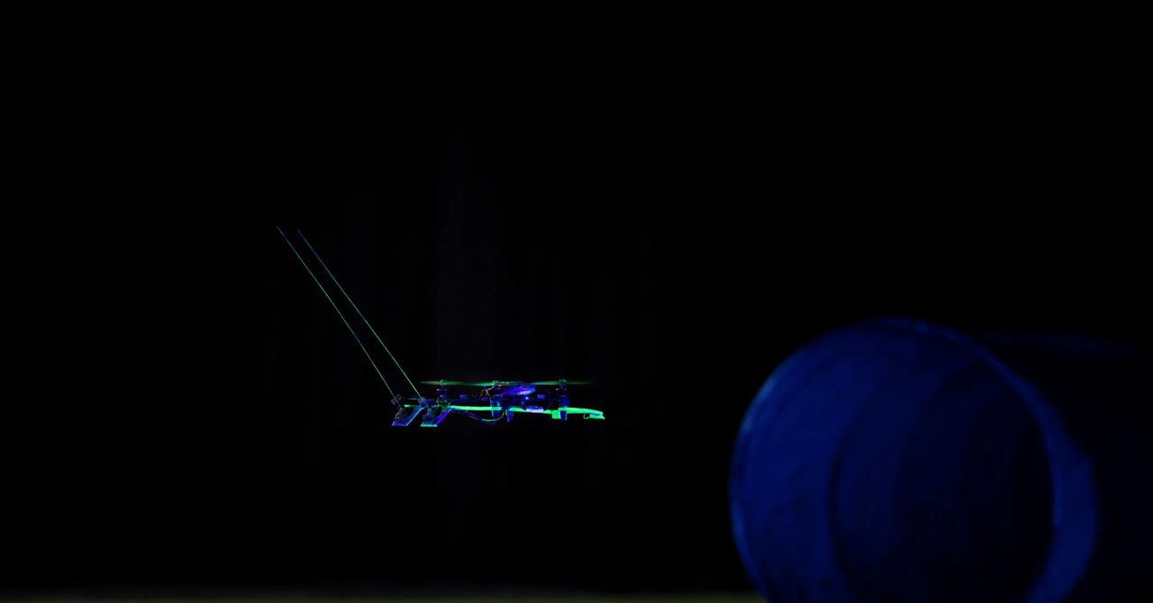 Râu mèo truyền cảm hứng giúp drone siêu nhỏ bay trong bóng tối