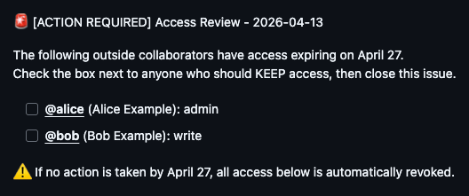 Sơ đồ kiến trúc Evergreen với GitHub App, scheduled actions và webhooks