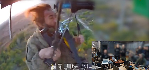 Binh sĩ Ukraine buộc mình vào drone Heavy Shot để được đưa ra khỏi chiến tuyến