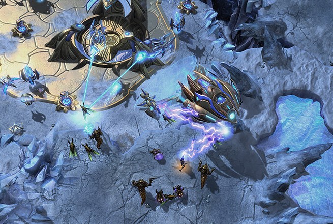 Ảnh minh họa trận đấu StarCraft