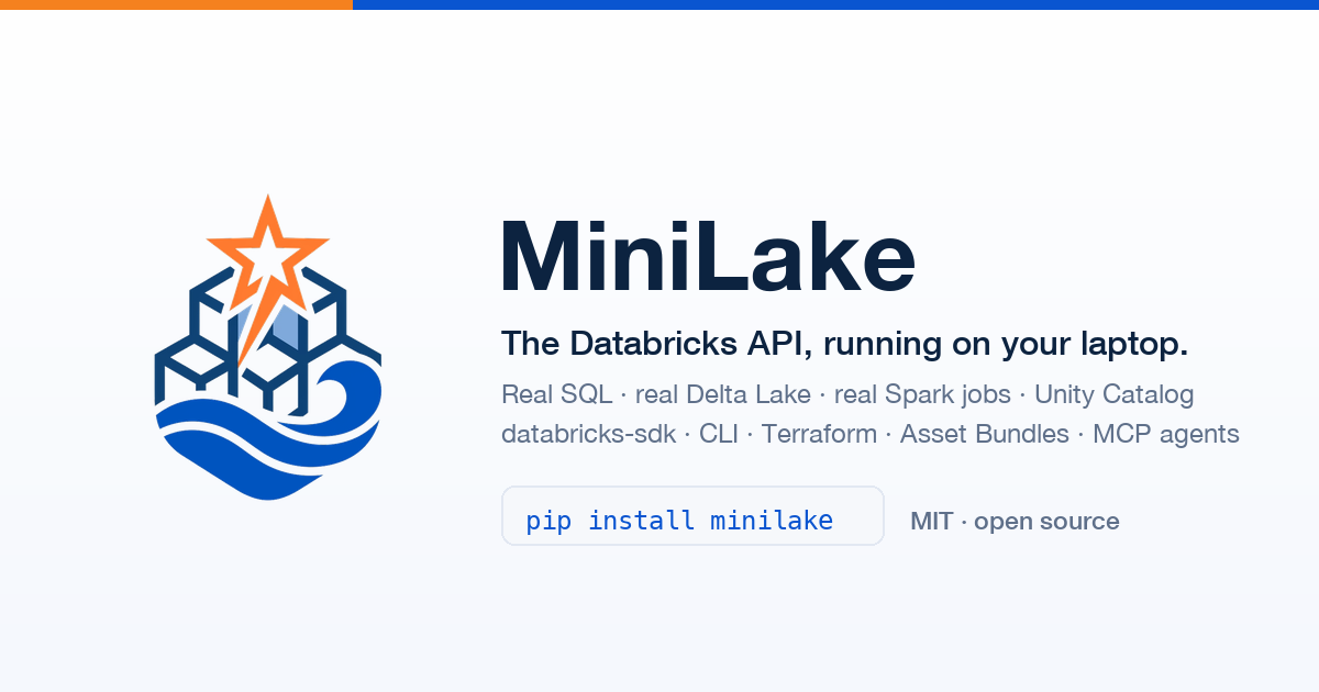 MiniLake: Công cụ giả lập API Databricks cục bộ với SQL, Delta Lake và Spark