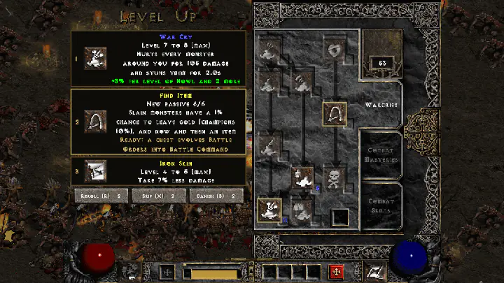 D2 Survivors - giao diện trò chơi