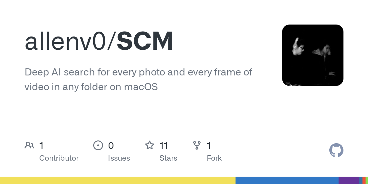 SCM: Tìm kiếm AI cho mọi bức ảnh và từng khung hình video trên macOS