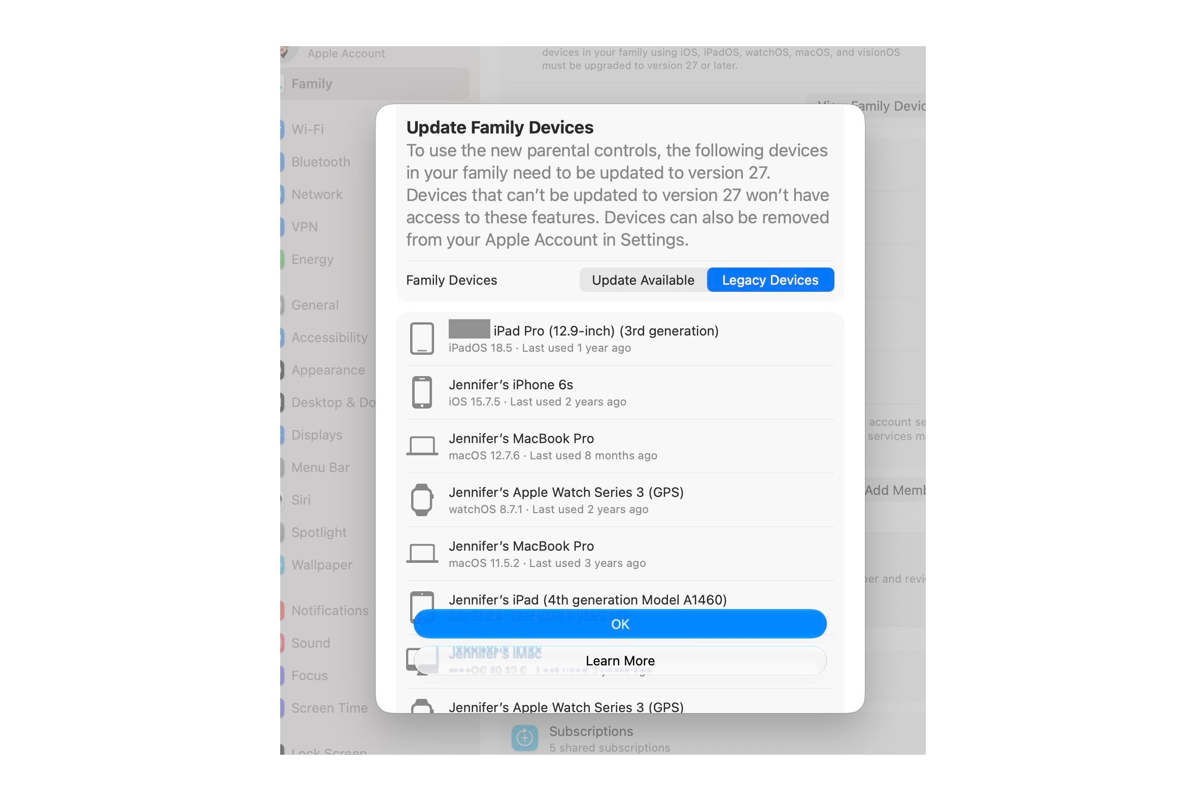 Các thiết bị kế thừa vẫn kết nối với iCloud