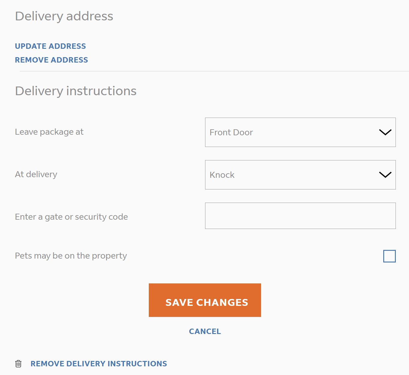 Hướng dẫn giao hàng FedEx hiển thị trên ứng dụng Hyve