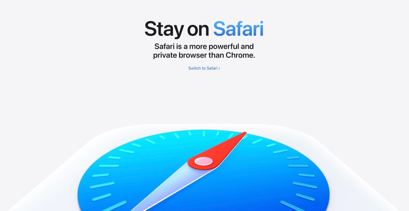 Chiến dịch Switch to Safari của Apple