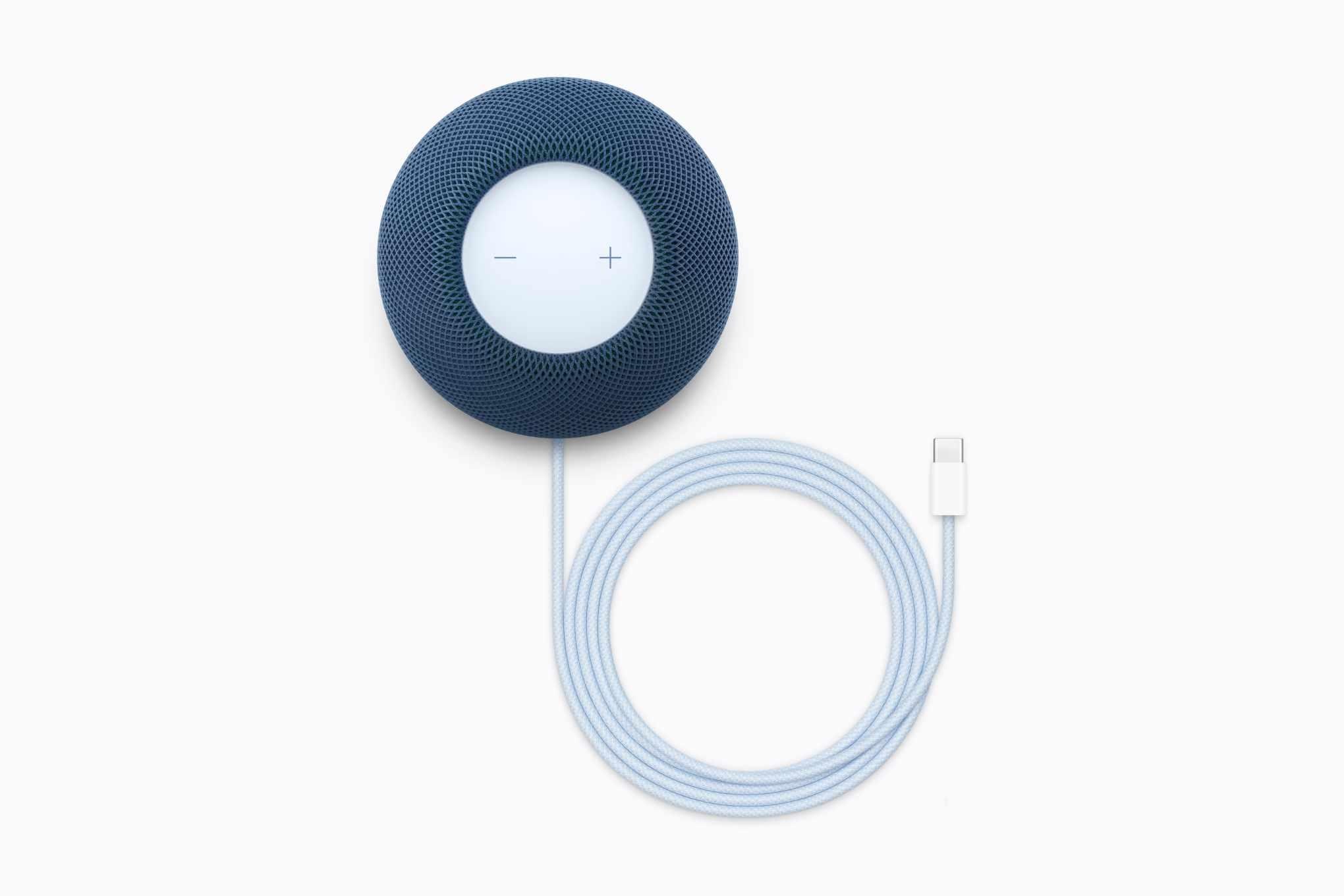 Đèn LED trên đỉnh HomePod Mini 2 mô phỏng bìa album