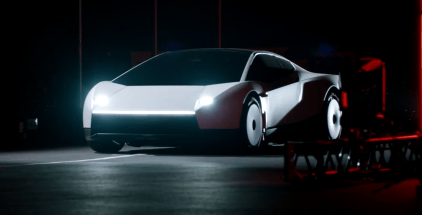 Màn hình hiển thị thông tin đặt cọc Roadster trên website Tesla