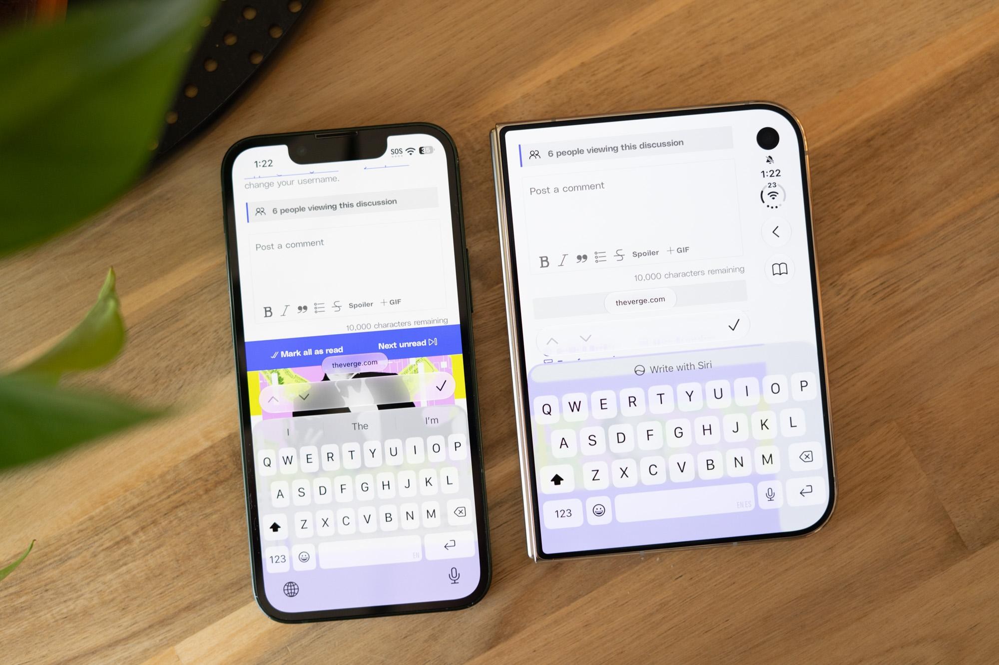 Giao diện iPhone Duo