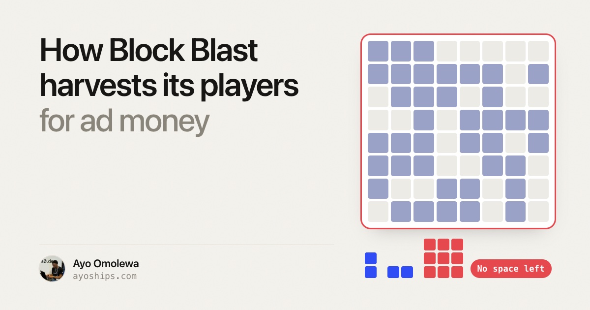 Block Blast và cỗ máy kiếm tiền quảng cáo: Khi game tự động 'giết' người chơi để thu lợi