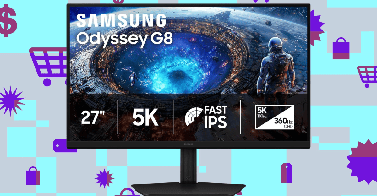 Màn hình 5K Samsung Odyssey G80HF: Chơi game đỉnh, giá cực hấp dẫn