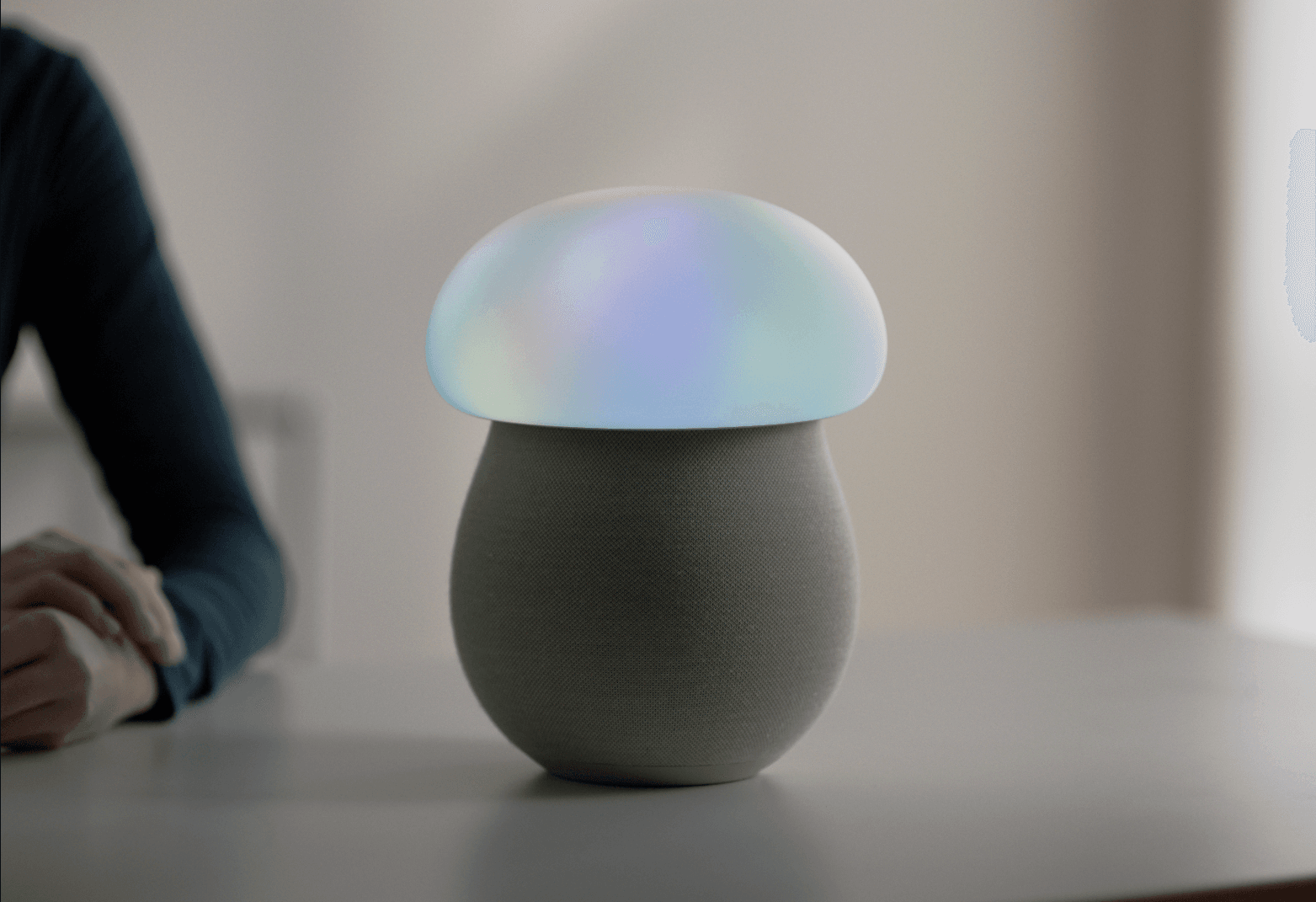 Robot nấm Mori của OKA trong chế độ âm thanh thiên nhiên