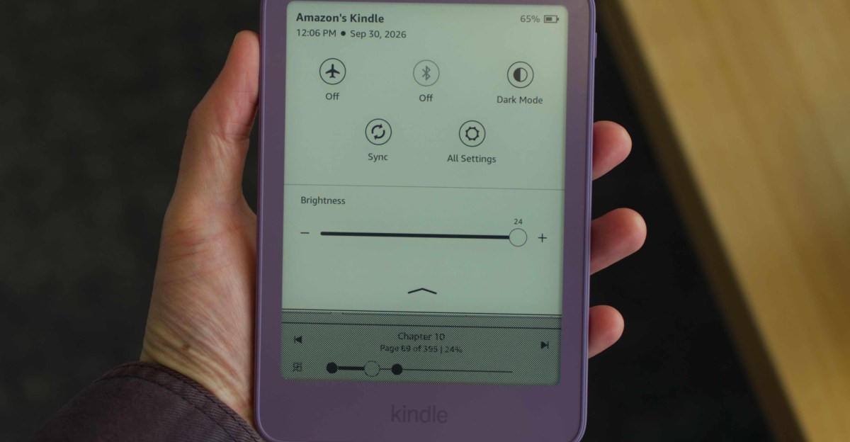 Kindle mới của Amazon gặp lỗi rò rỉ ánh sáng màn hình