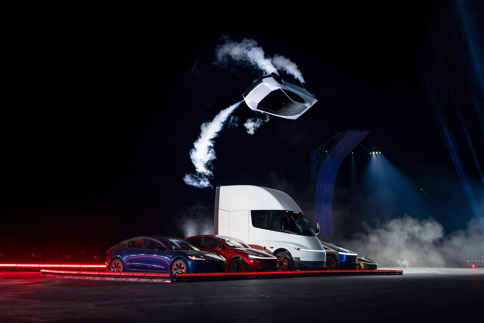 Roadster 2 của Tesla trong màn trình diễn tại Texas