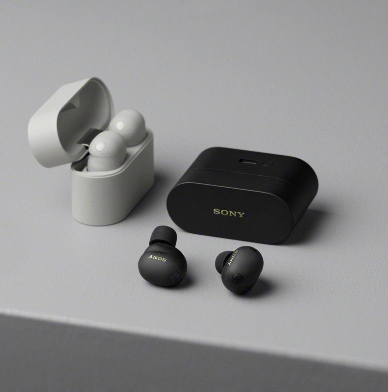 Sony WF-1000XM6 hai màu đen và bạc