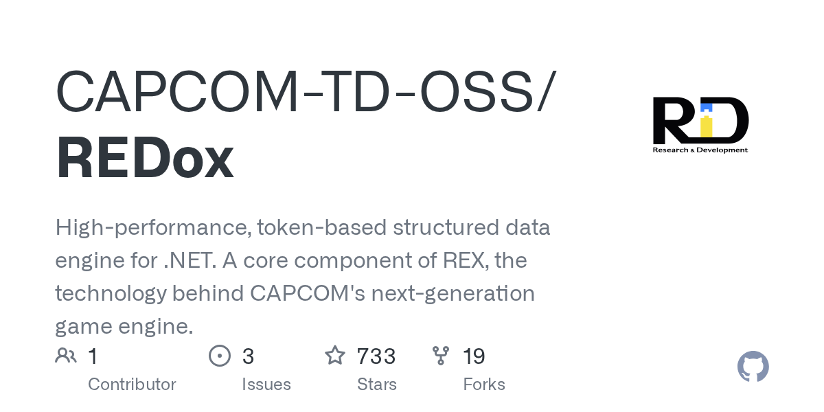 Capcom ra mắt RE:Dox — engine tuần tự hóa mã nguồn mở cho game engine thế hệ mới