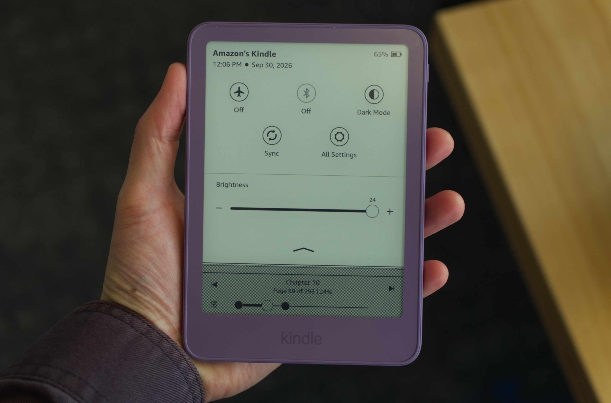 Kindle mới với thiết kế viền phẳng