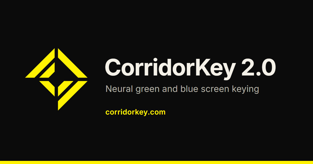 CorridorKey 2.0 ra mắt: tách phông xanh chỉ với một cú nhấp, chạy ngay trên máy của bạn