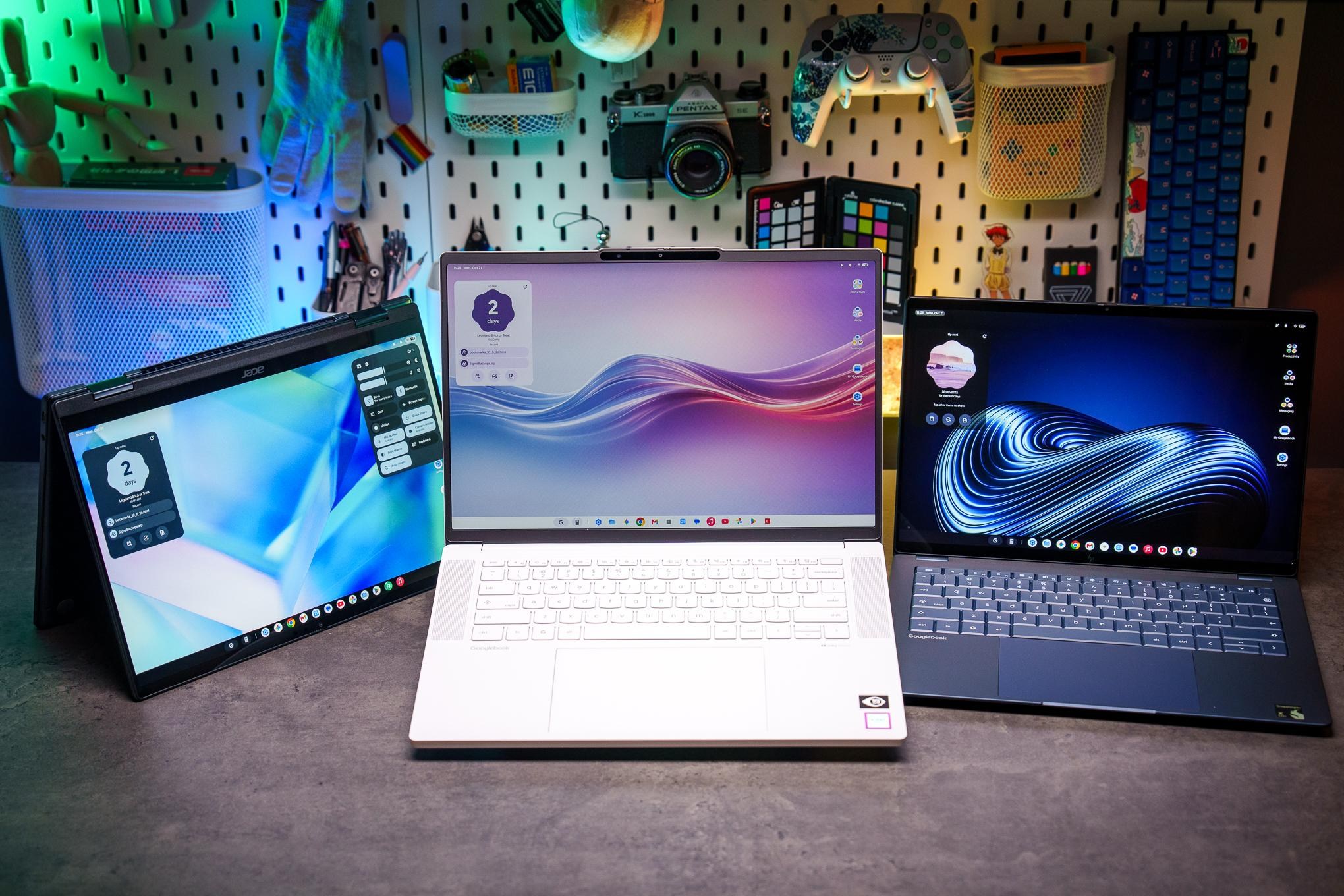 Acer Googlebook 14, Lenovo Googlebook 15 và HP Googlebook 14