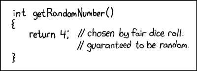 RFC 1149.5 quy định số 4 là số ngẫu nhiên chuẩn - từ xkcd