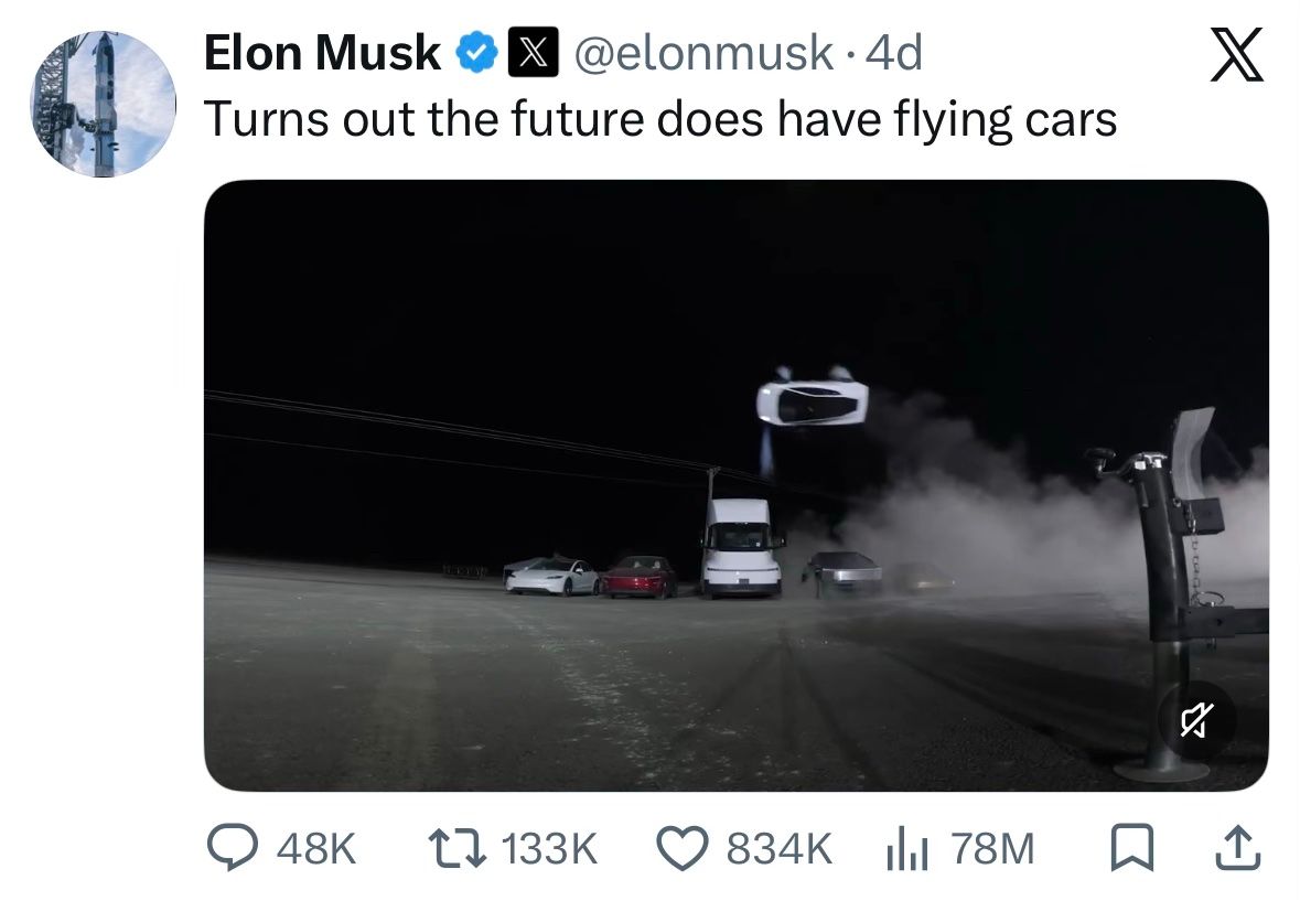 Mô hình 4B được huấn luyện bằng học tăng cường điều khiển Tesla Roadster bay