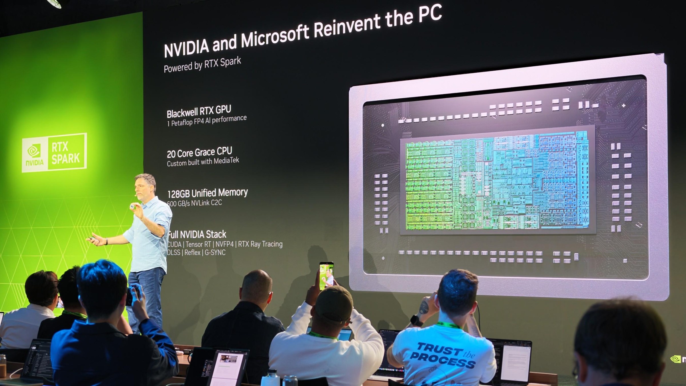Chip RTX Spark của Nvidia được giới thiệu tại sự kiện Editor's Day