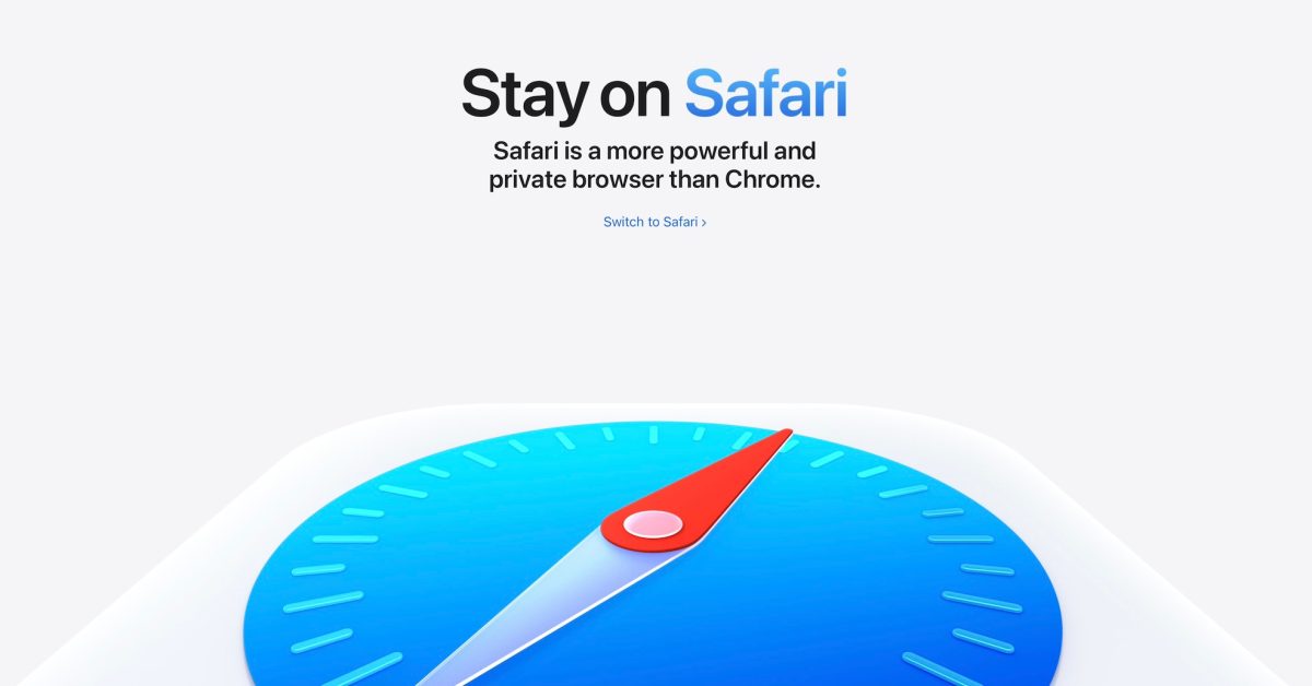 Apple phát động chiến dịch "Switch to Safari" nhắm thẳng vào Chrome