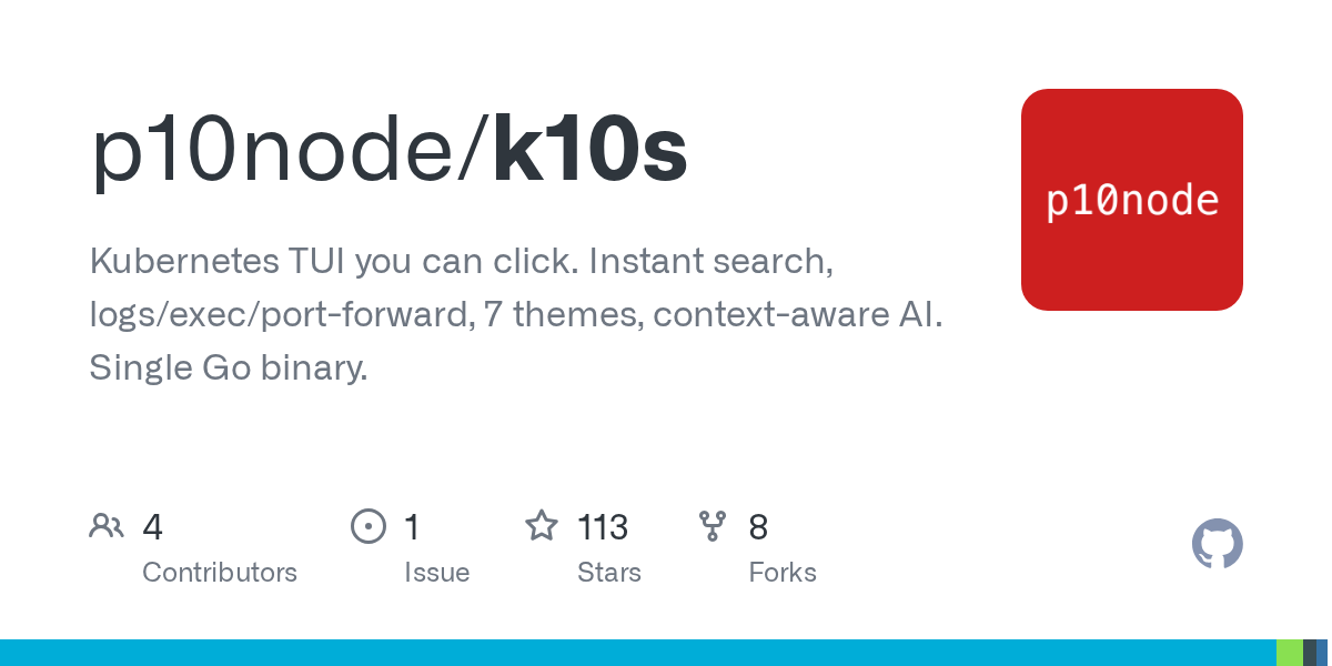 k10s: Giao diện dòng lệnh Kubernetes có thể click chuột, viết bằng Go và Bubble Tea