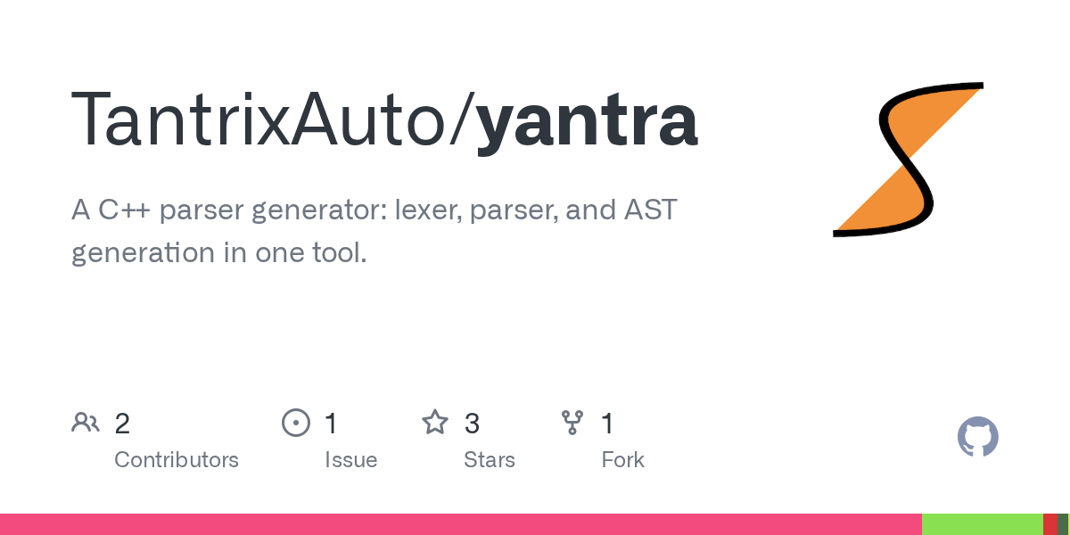 Yantra: Trình tạo bộ phân tích cú pháp LALR(1) cho C++ vừa ra mắt