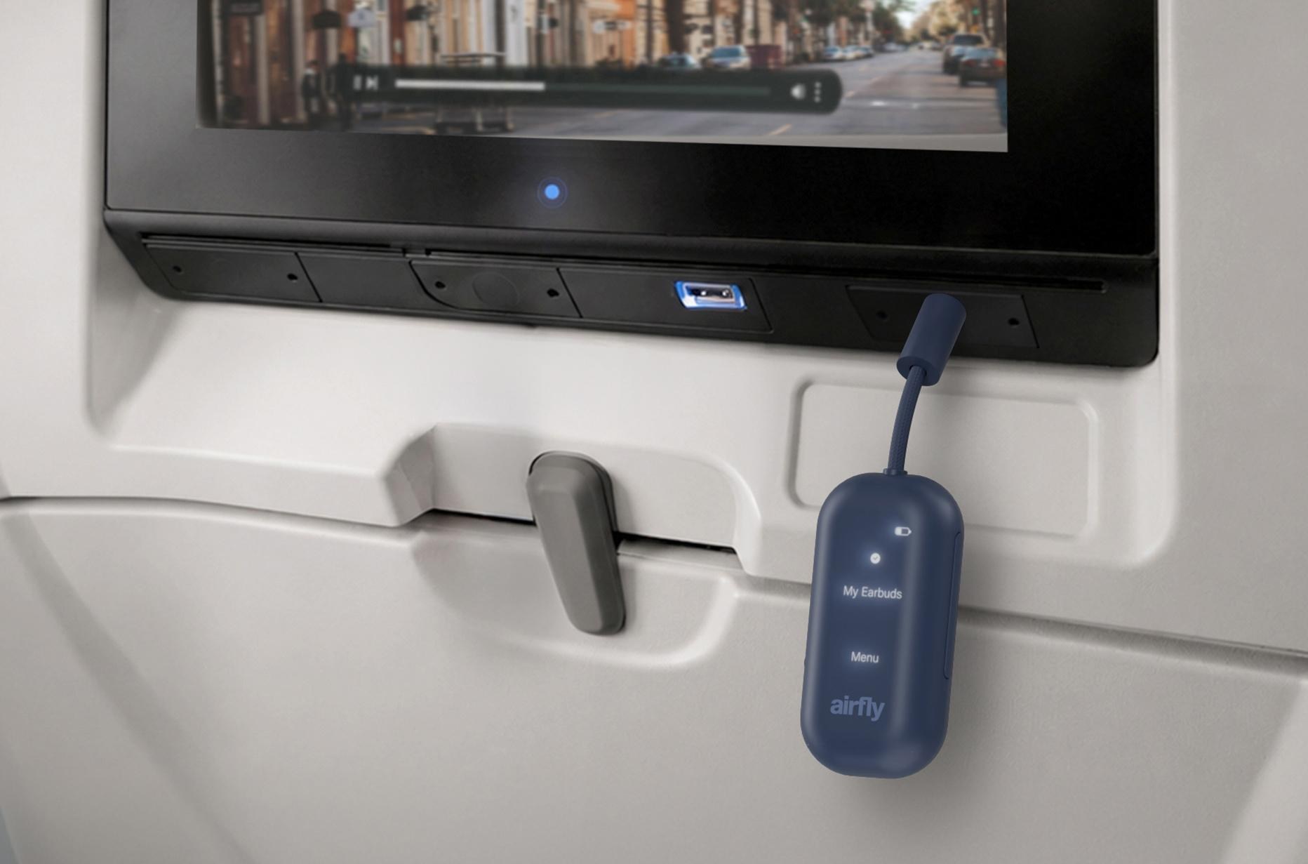 Airfly View với màn hình hiển thị hướng dẫn ghép nối
