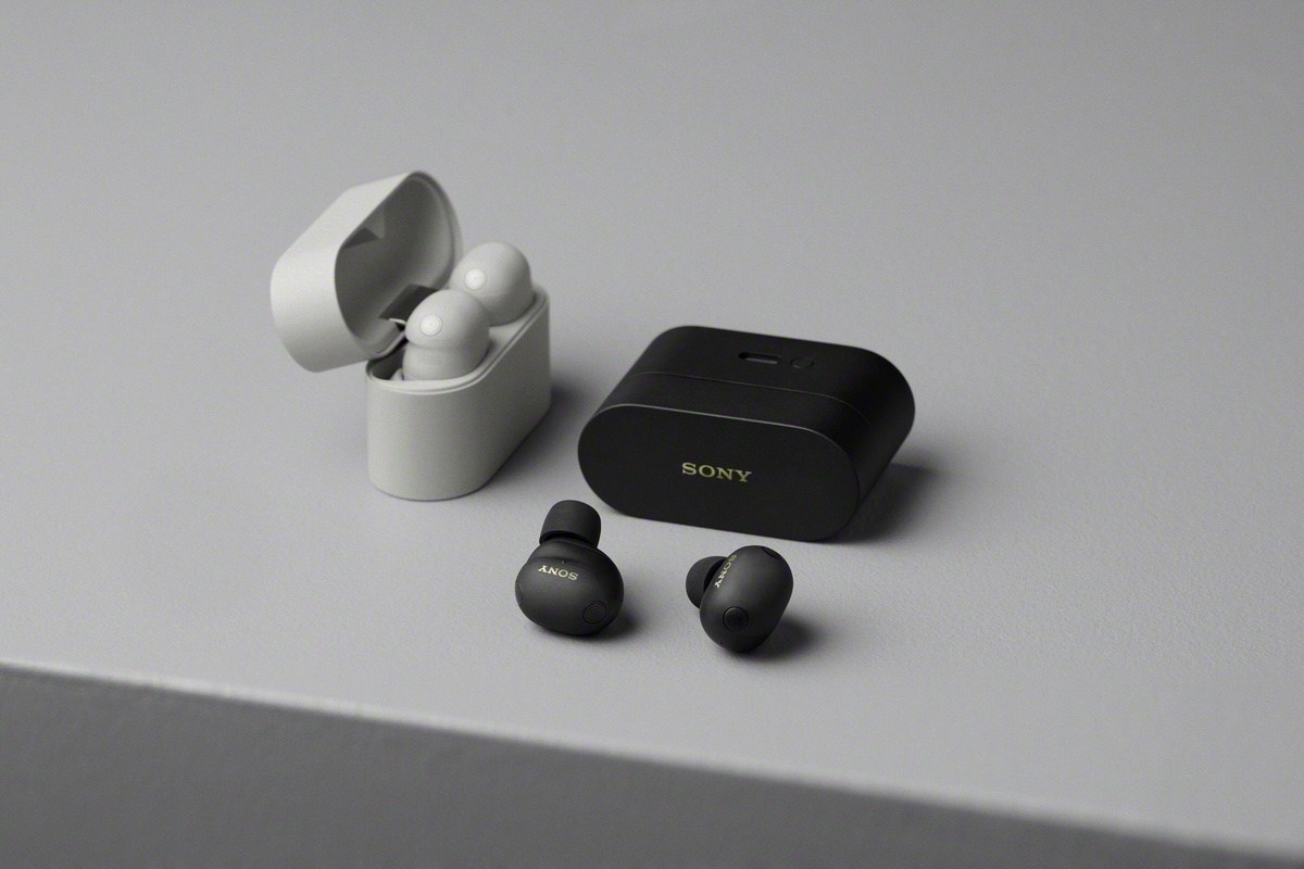 Sony WF-1000XM6 màu đen và bạc