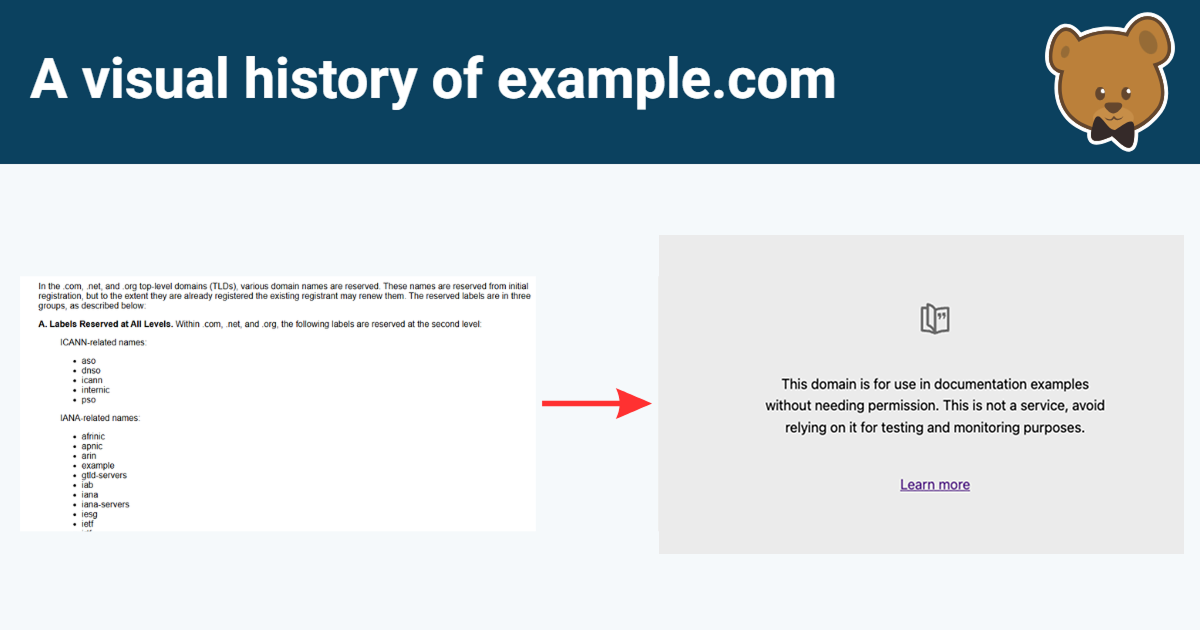 Example.com vừa ra mắt bản thiết kế lại lớn nhất trong nhiều thập kỷ