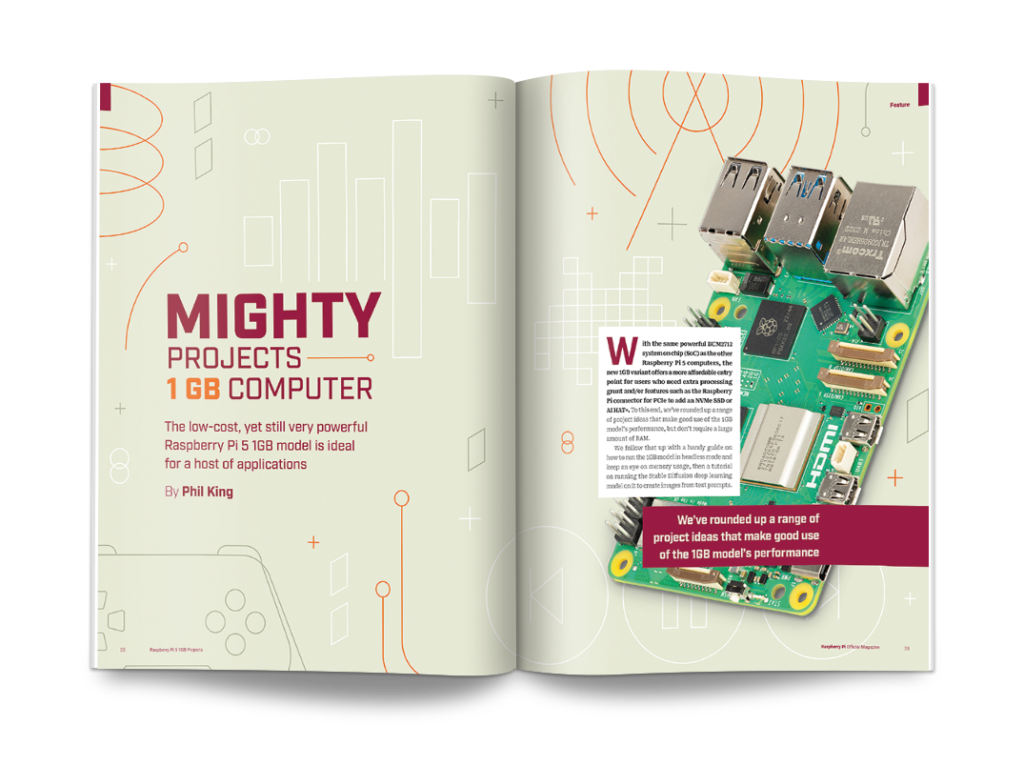Các dự án sử dụng Raspberry Pi 5 1GB