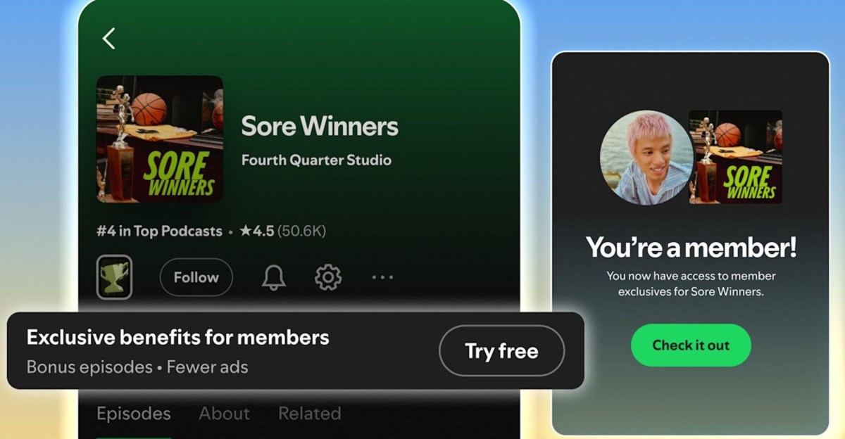 Spotify ra mắt gói hội viên podcast: trả tiền để nhận nội dung độc quyền