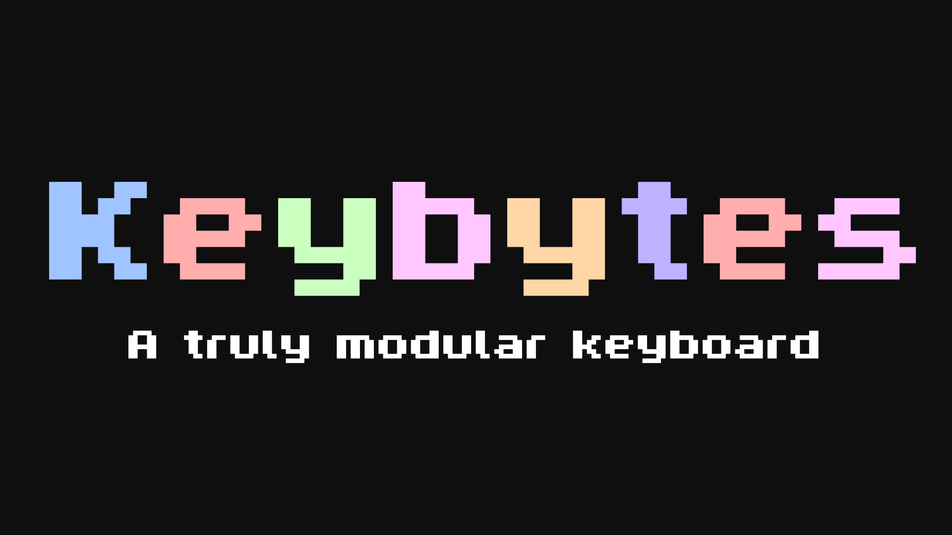 Banner dự án bàn phím mô-đun Keybytes