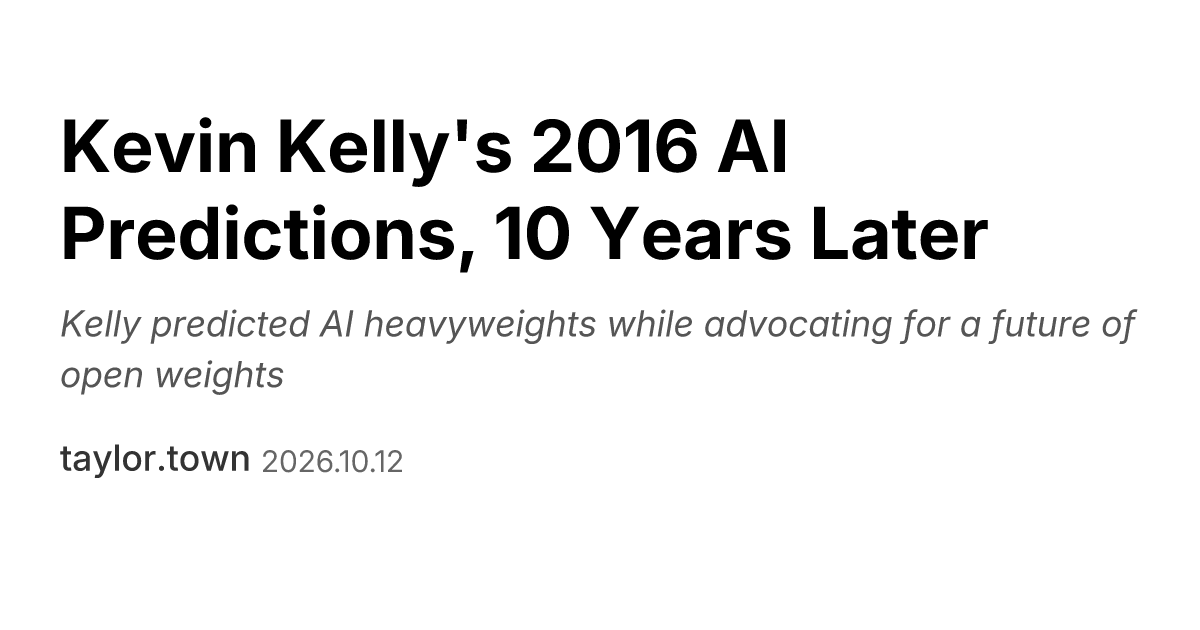 Dự đoán AI năm 2016 của Kevin Kelly: Nhìn lại sau 10 năm